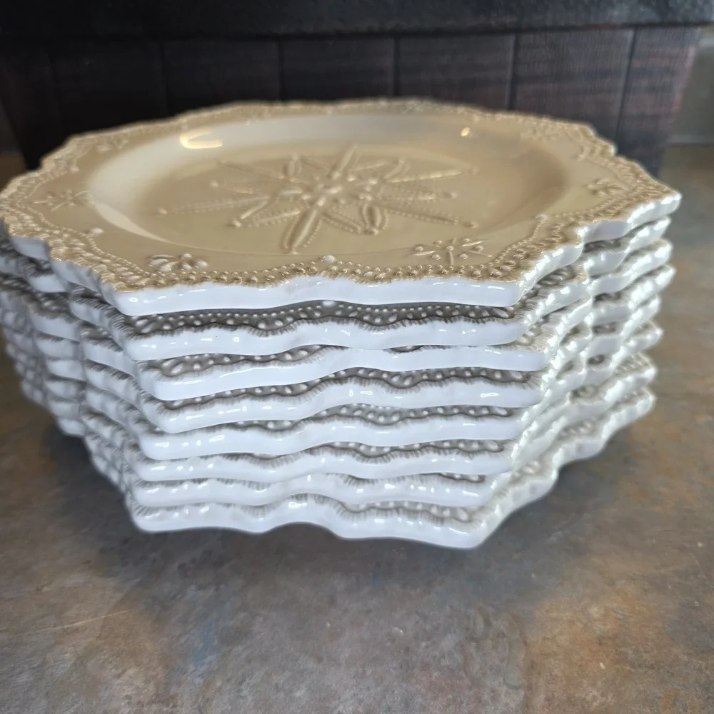 Cracker Barrel Seasonal Elegance Snowflake 10